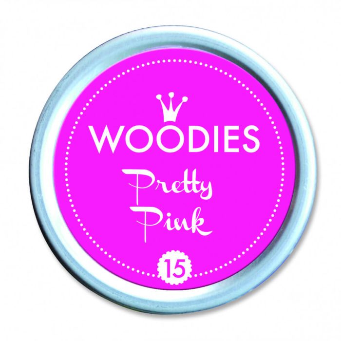 Woodies Stamp Pad - Pretty Pink