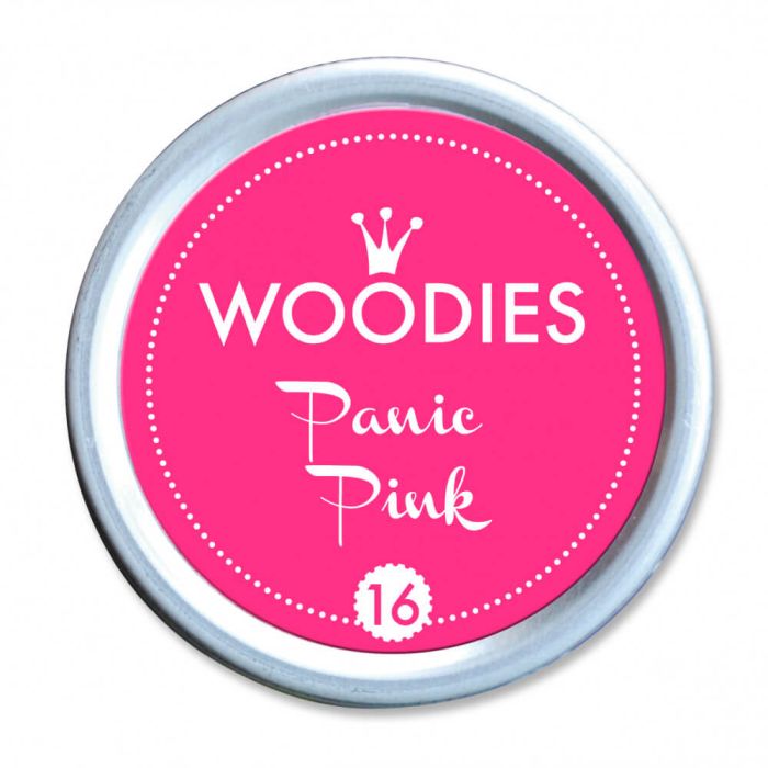 Woodies Stamp Pad - Panic Pink