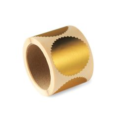 COLOP Embossing label - gold - Ø 55mm