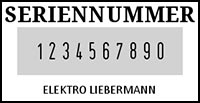 Individuelle Ziffernstempel